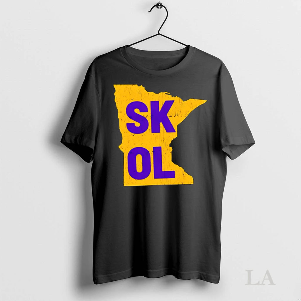 Original Skol Minnesota Vikings Map