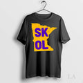 Original Skol Minnesota Vikings Map
