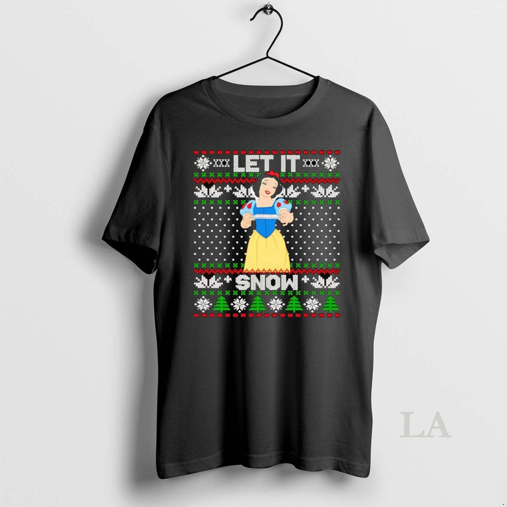 Original Snow White Let It Snow Ugly Christmas