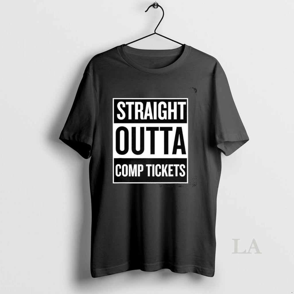 Original Straight Outta Comp Tickets Logo Retro