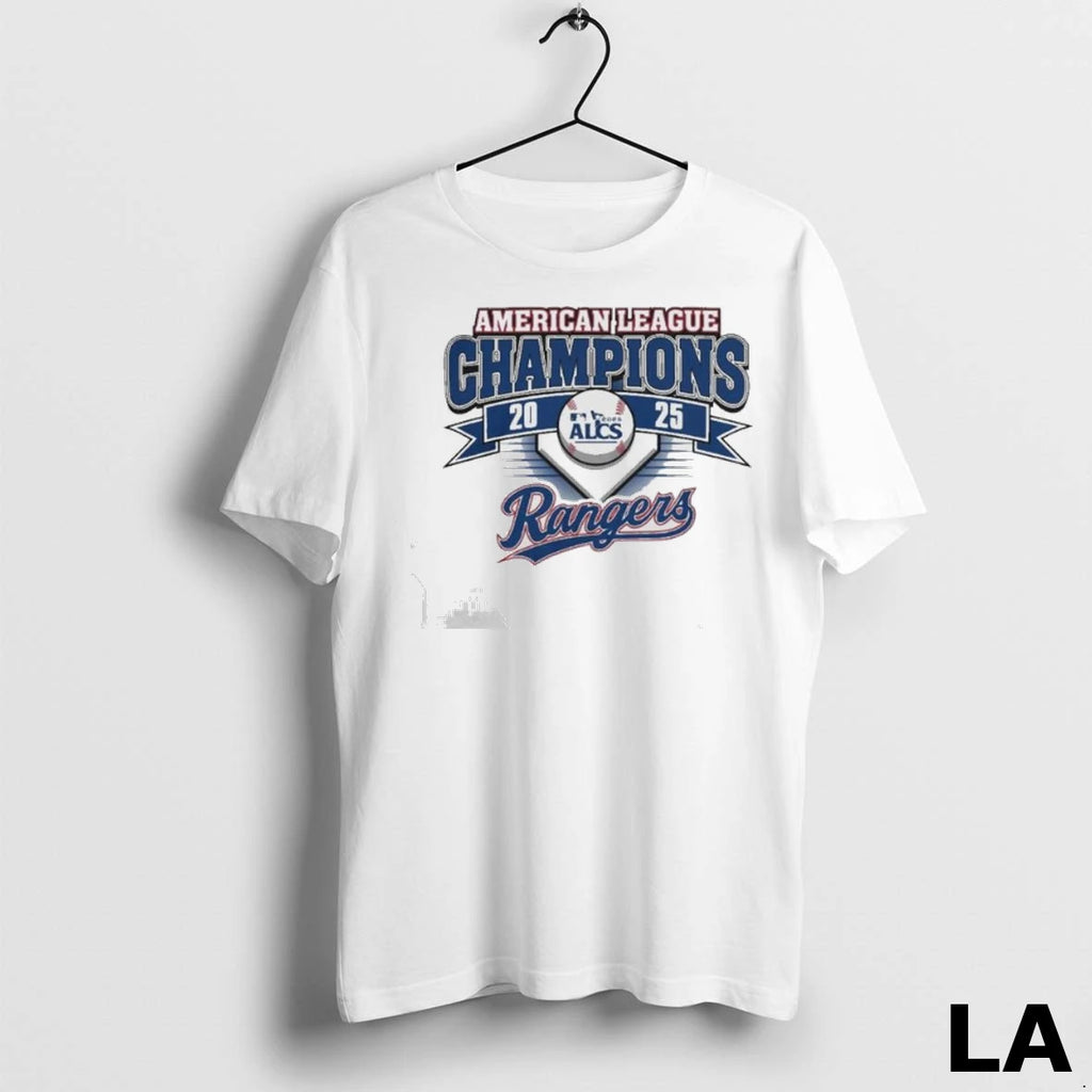 Original Texas Rangers 2025 American League Champions Champions Ladies