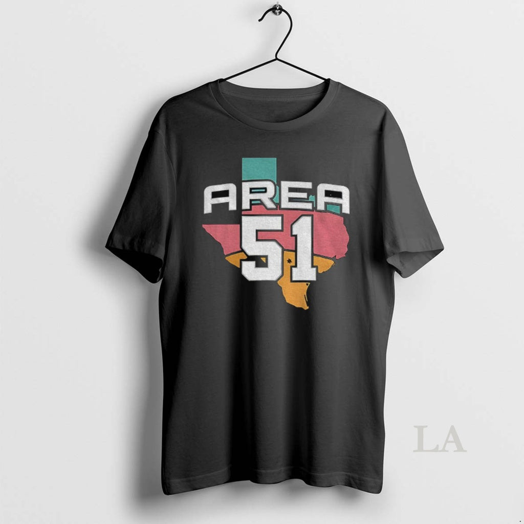 Original Texas Map Area 51 Victor Wembanyama San Antonio Spurs