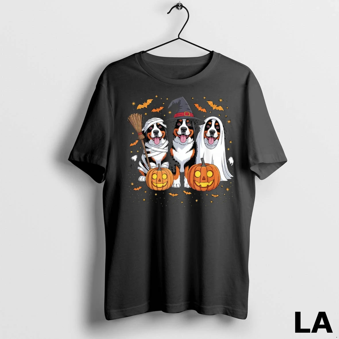 Original Three Bernese Mountain Pumpkin Halloween Dog Lover