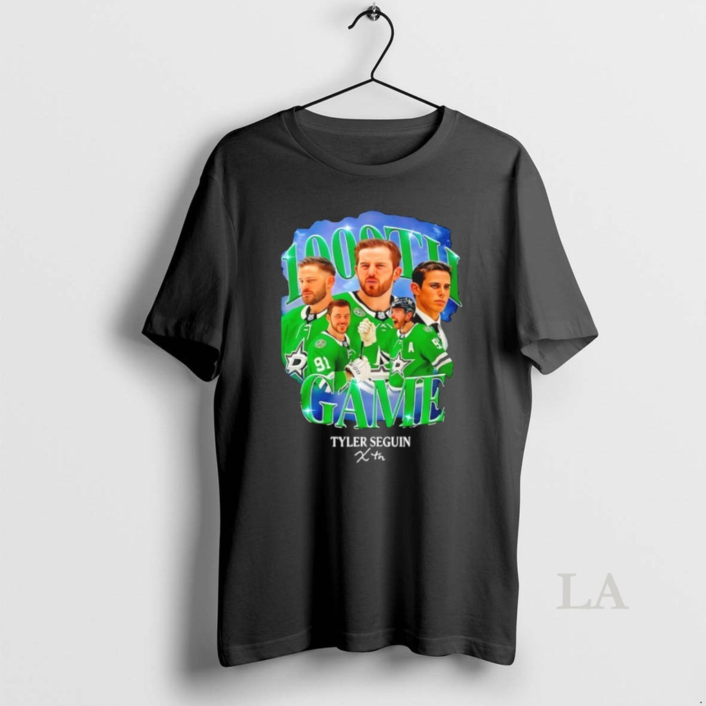 Original Tyler Seguin Dallas Stars 1000th Game Graphic