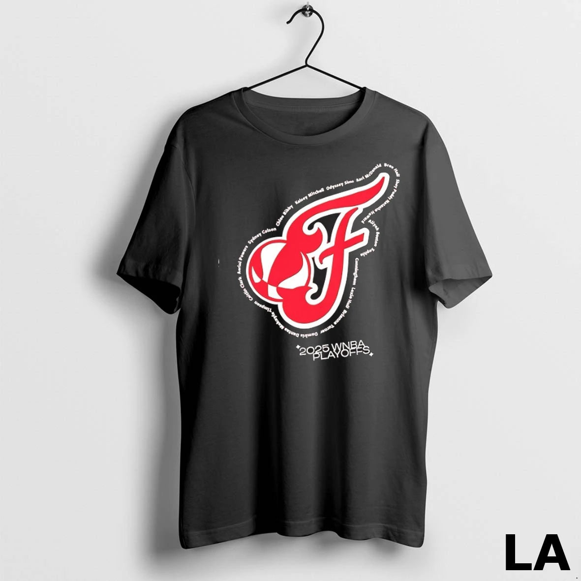 Original Tyrese Haliburton Wearing Indiana Fever Wnba 2025 Playoffs Logo
