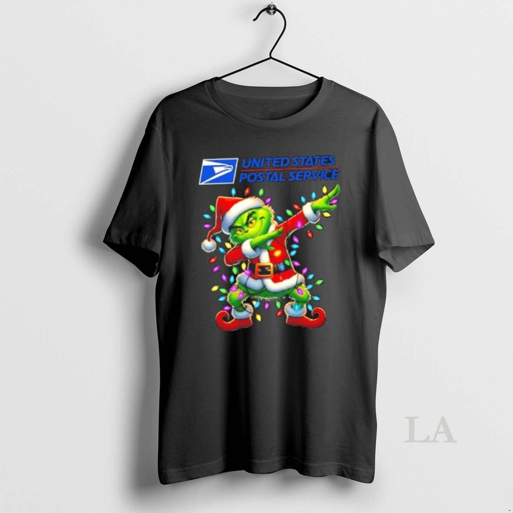 Original Usps Grinch Dabbing Merry Christmas
