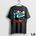 Original Van Gogh Style Hot Air Balloon Starry Night
