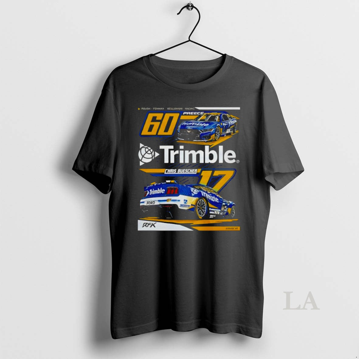Original Nascar Rfk Trimble Chais Buescher 60 Preece T Shirt Wrvvkf