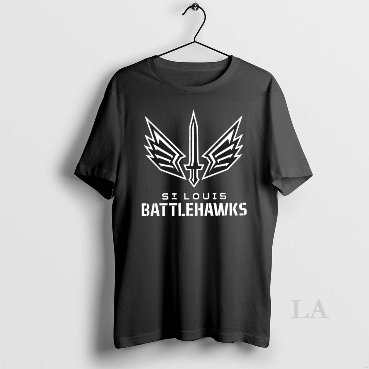 Original St Louis Battlehawks Lockup Logo Style T Shirt Wtn8r7