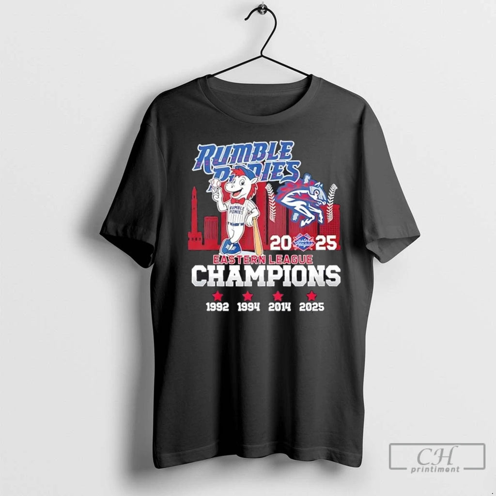 Premium 2025 Eastern League Champions Rumble Ponies Mascot