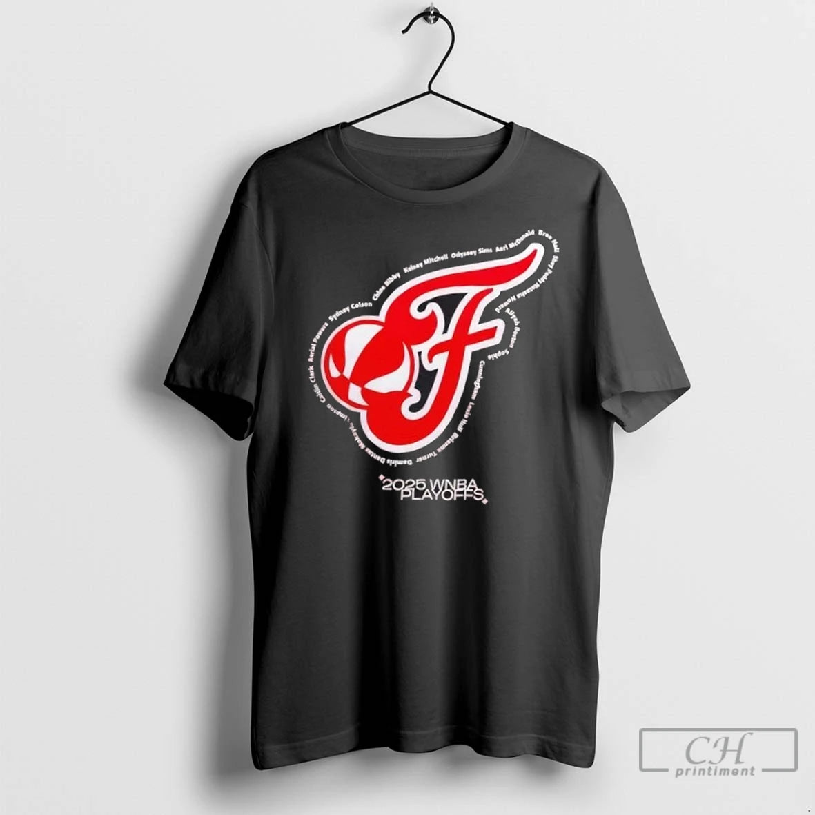 Premium 2025 Wnba Playoff Indiana Fever Logo 2 Sided
