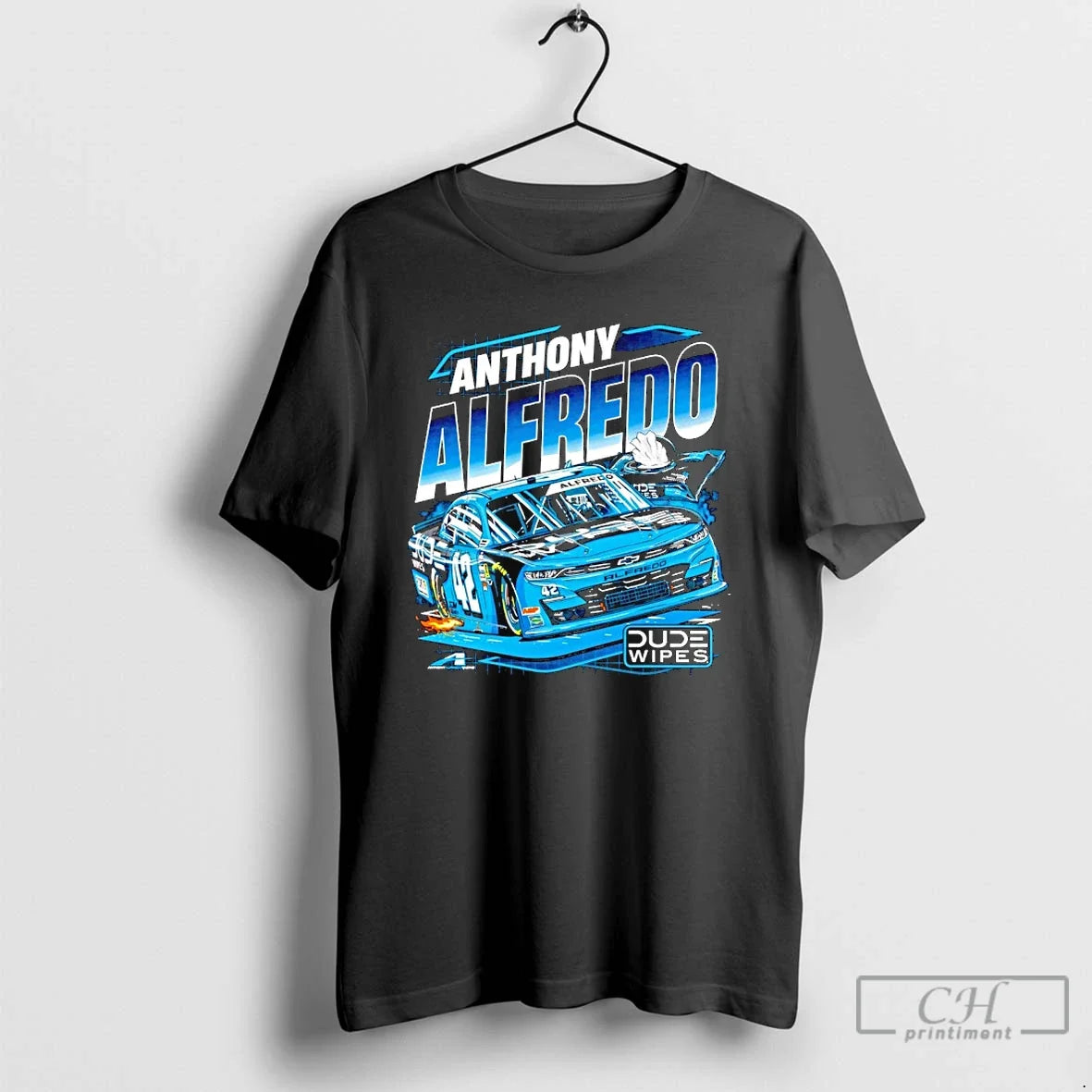 Premium Anthony Alfredo Dude Wipes Racing T Shirts