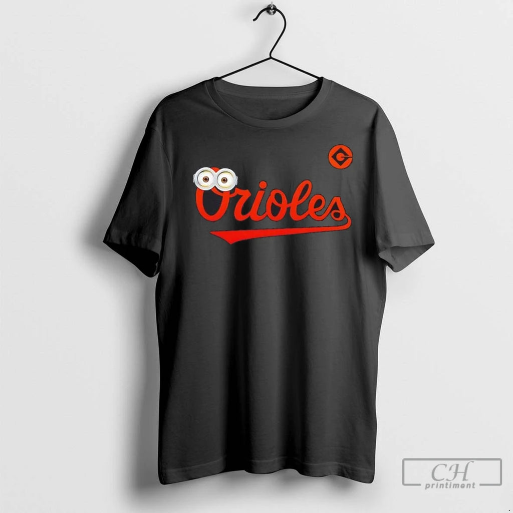 Premium Baltimore Orioles X Minions 2 Sided