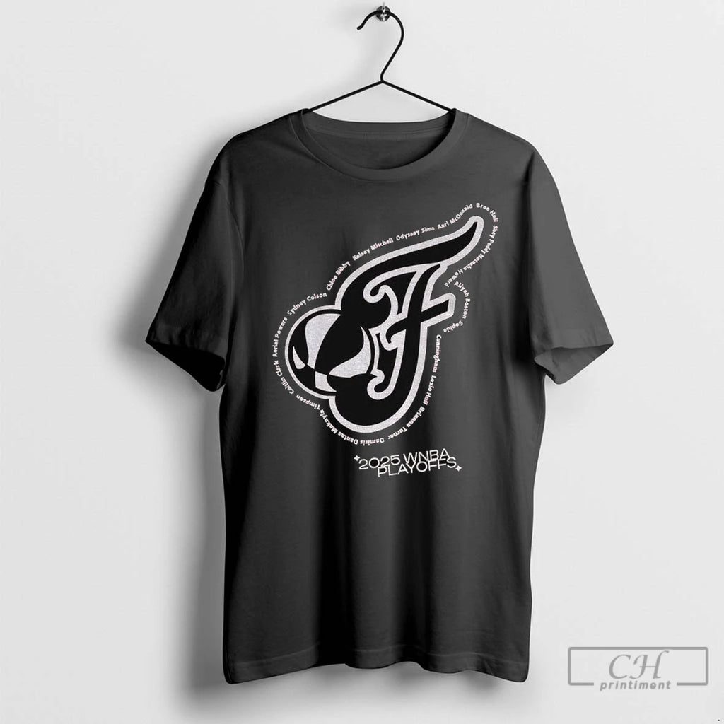 Premium Caitlin Clark Aerial Powers Indiana Fever Wnba 2025 Playoffs Logo