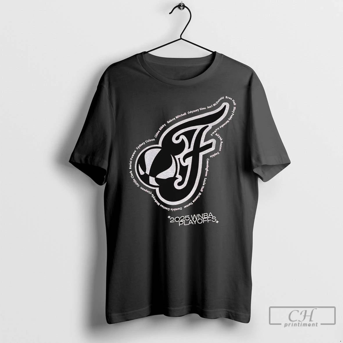 Premium Caitlin Clark Aerial Powers Indiana Fever Wnba 2025 Playoffs Logo