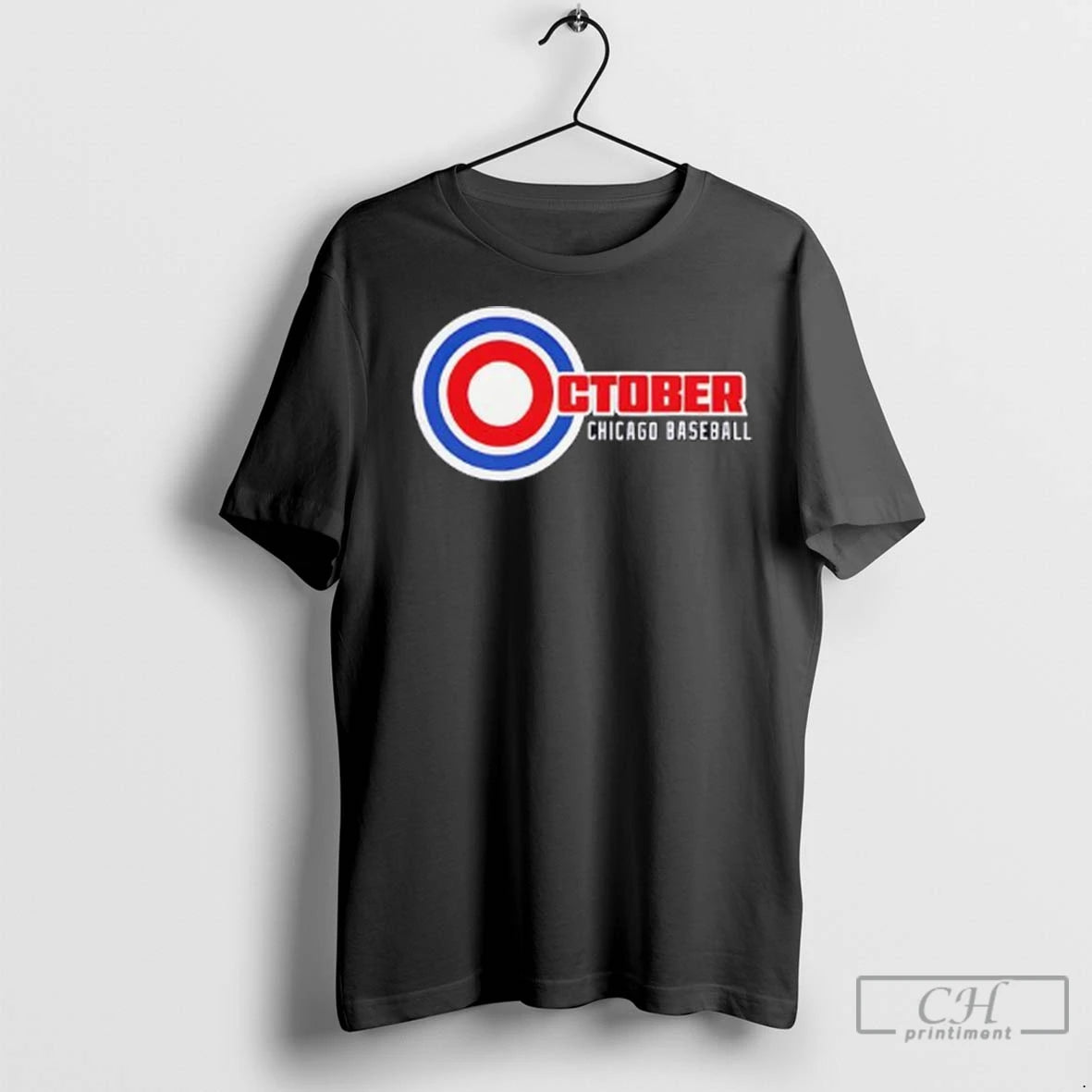 Premium Chicago October Baseball Logo Retro Ladies