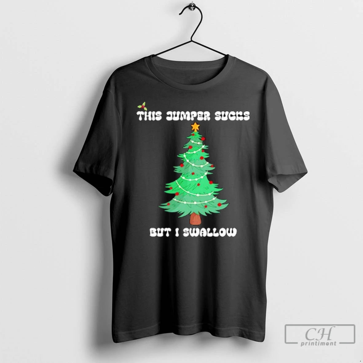 Premium Christmas This Jumper Sucks But I Swallow Ladies