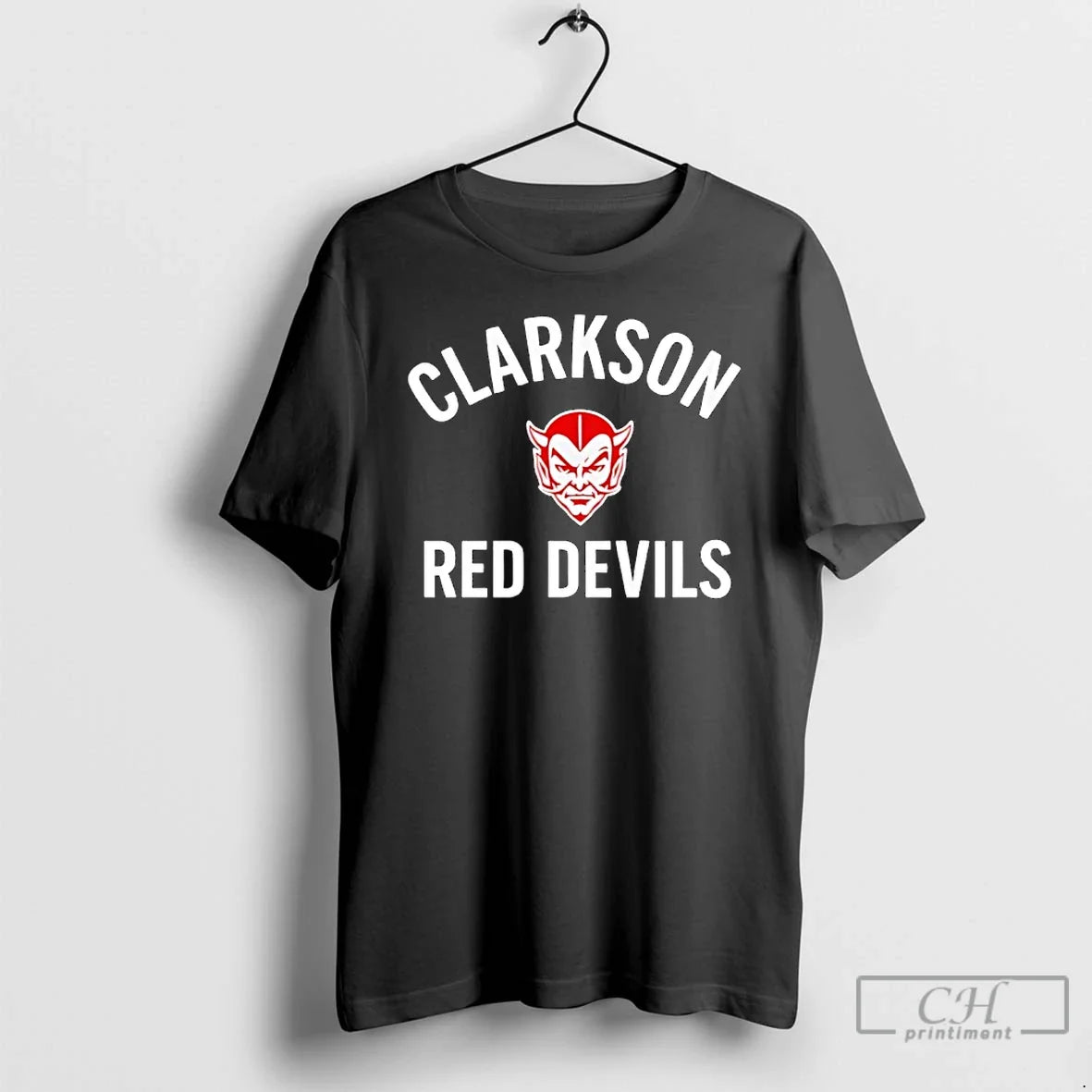 Premium Clarkson Red Devils Logo T Shirts
