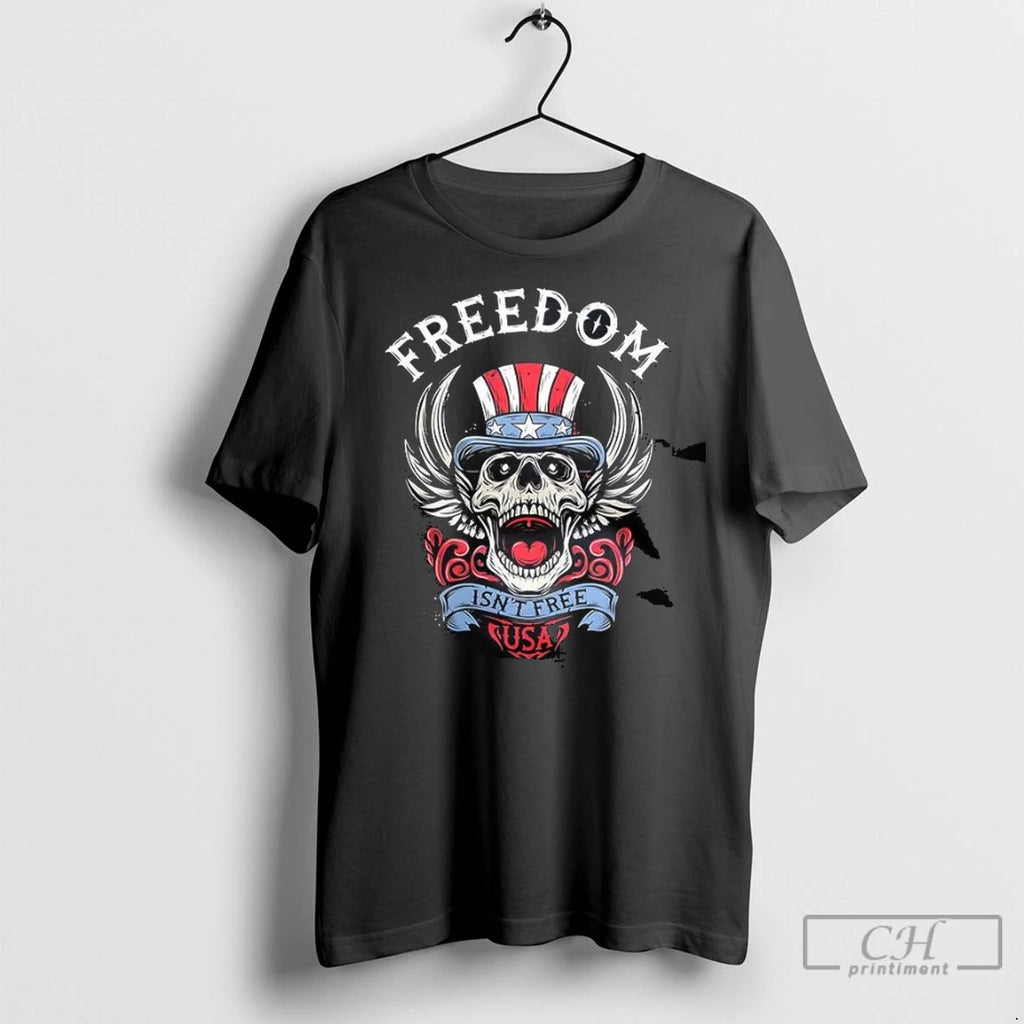 Premium Freedom Isnt Free Usa Skull