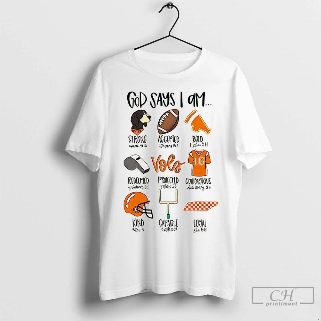 Premium God Says I Am Tennessee Vols