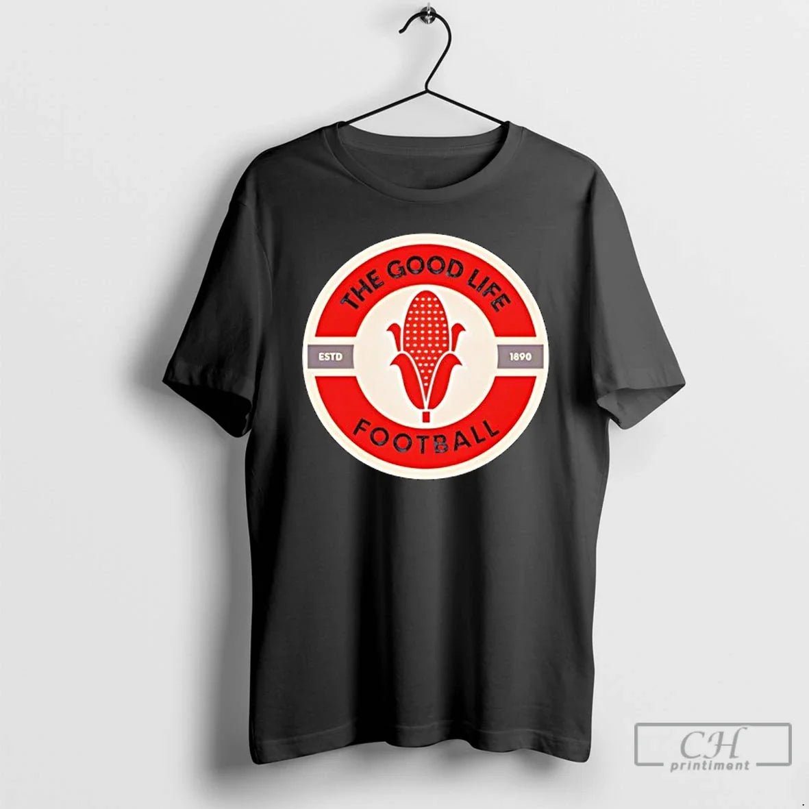 Premium Good Life Football Estd 1890 Logo T Shirts