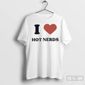 Premium I Love Hot Nerds Redheart Ladies