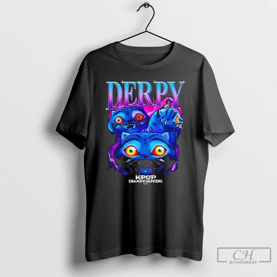 Premium Kpop Demon Hunters Derpy Heartthrob T Shirts