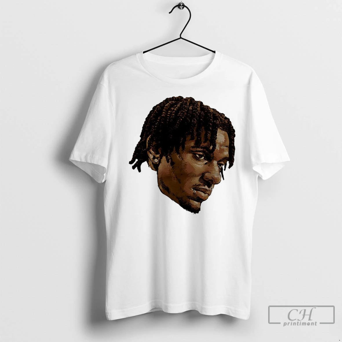 Premium Malik Nabers New York Giants Football Portrait