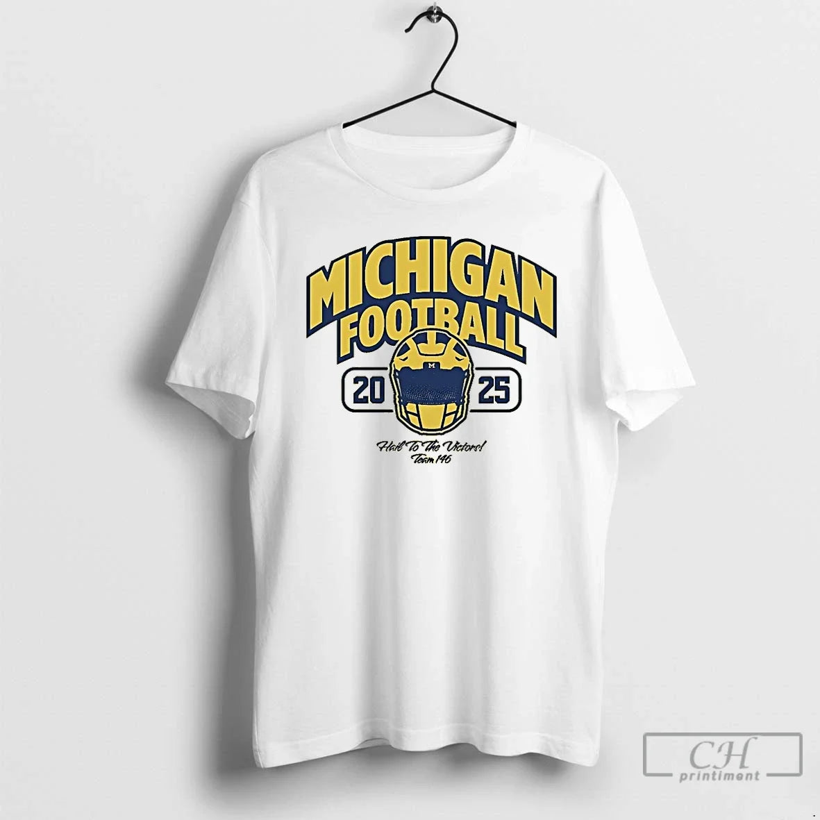 Premium Michigan Wolverines 2025 Hail To The Victory Team 146 T Shirts