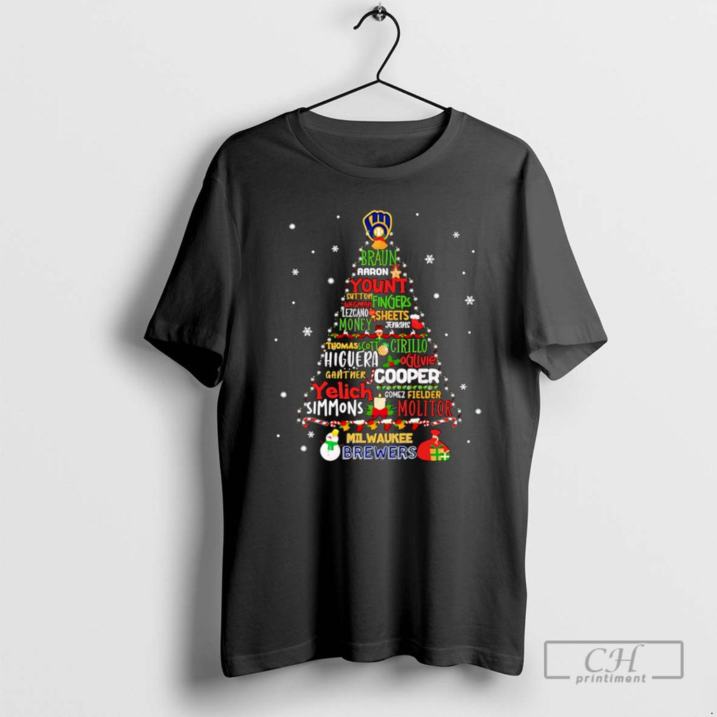Premium Milwaukee Brewers Christmas Tree Shirt Sweater