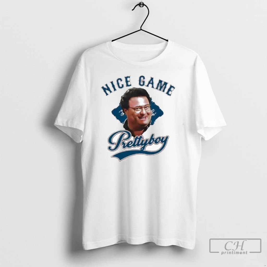 Premium Newman Nice Game Prettyboy Face Graphic Ladies