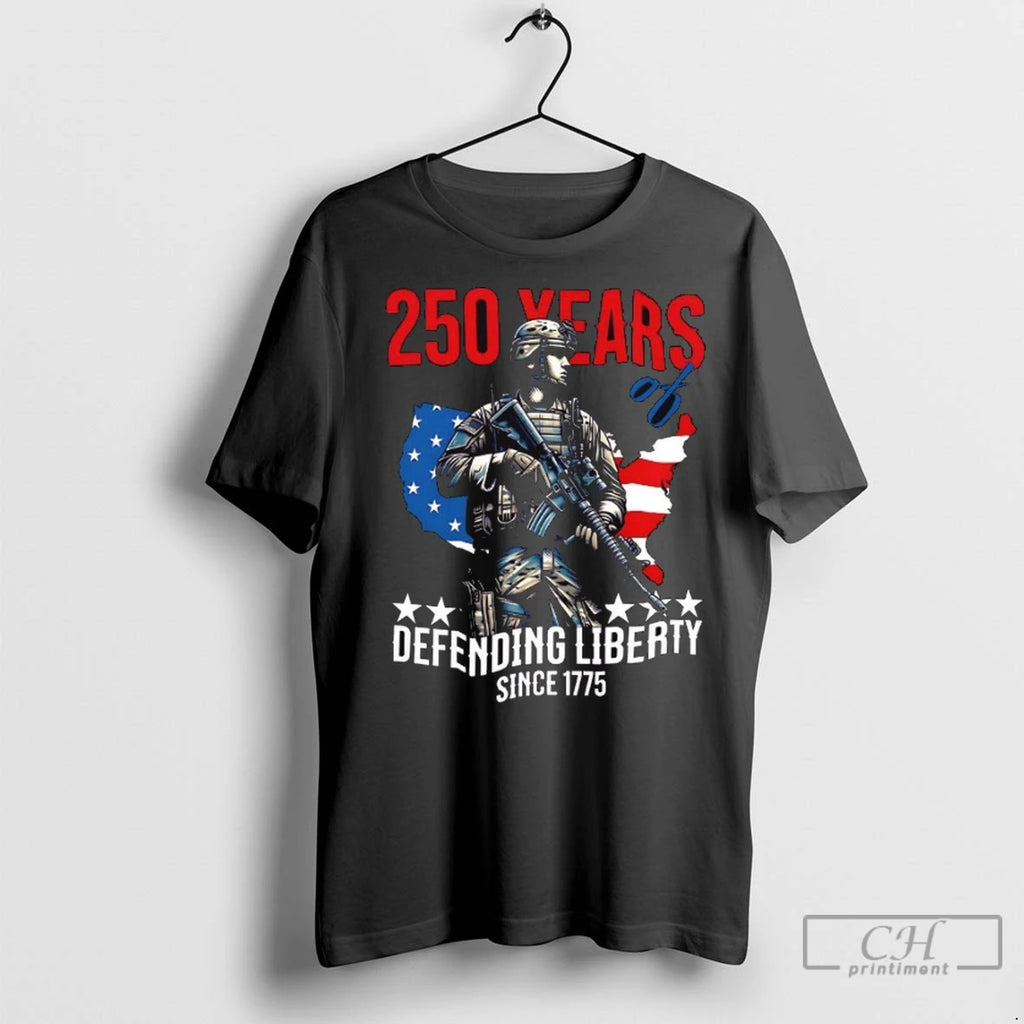 Premium Patriotic Usa Army 250 Years Of Defending Liberty Since 1775