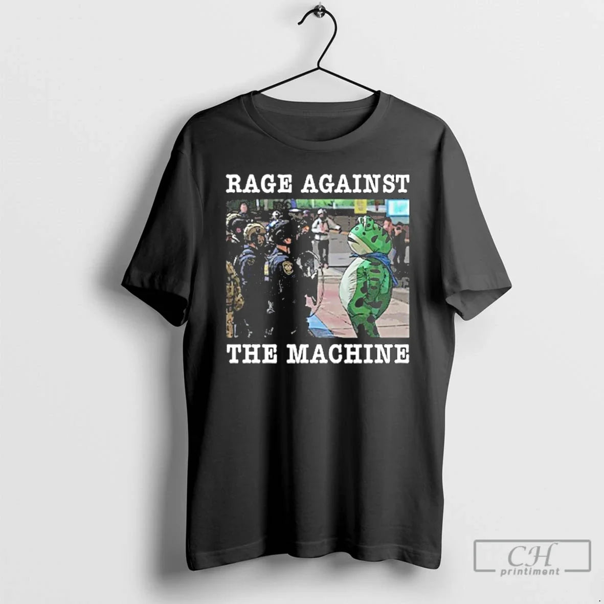 Premium Portland Frog Protest Rage Against The Machine T Shirts