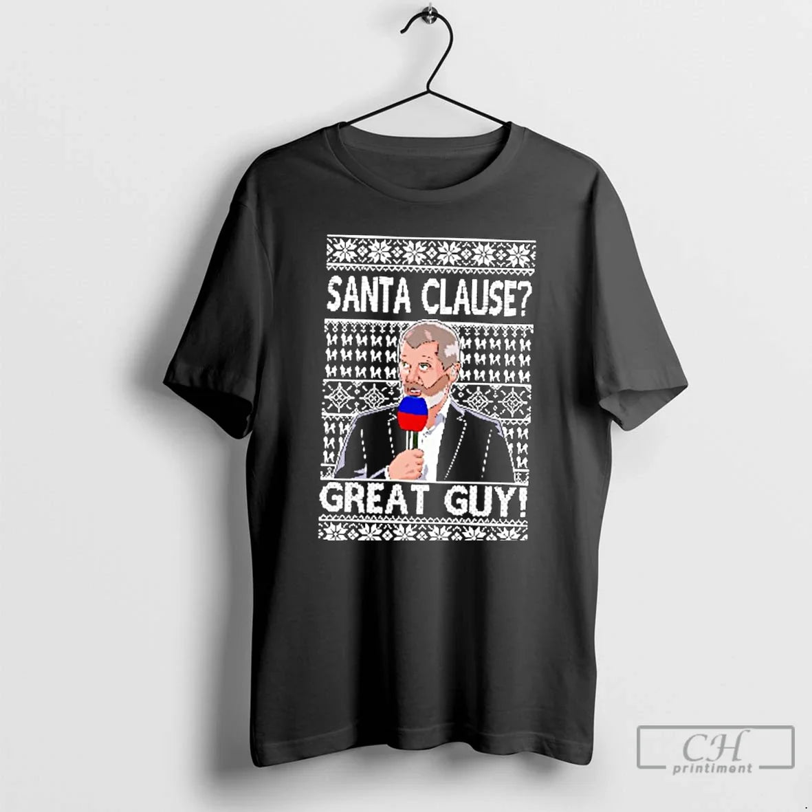 Premium Roy Keane Santa Clause Great Guy Ugly Christmas Sweat T Shirts