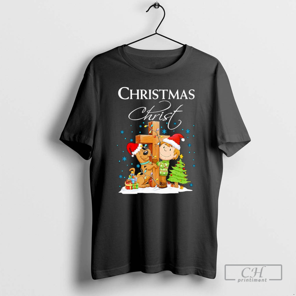 Premium Scooby Doo Christmas Being With Christ Shirt Sweater