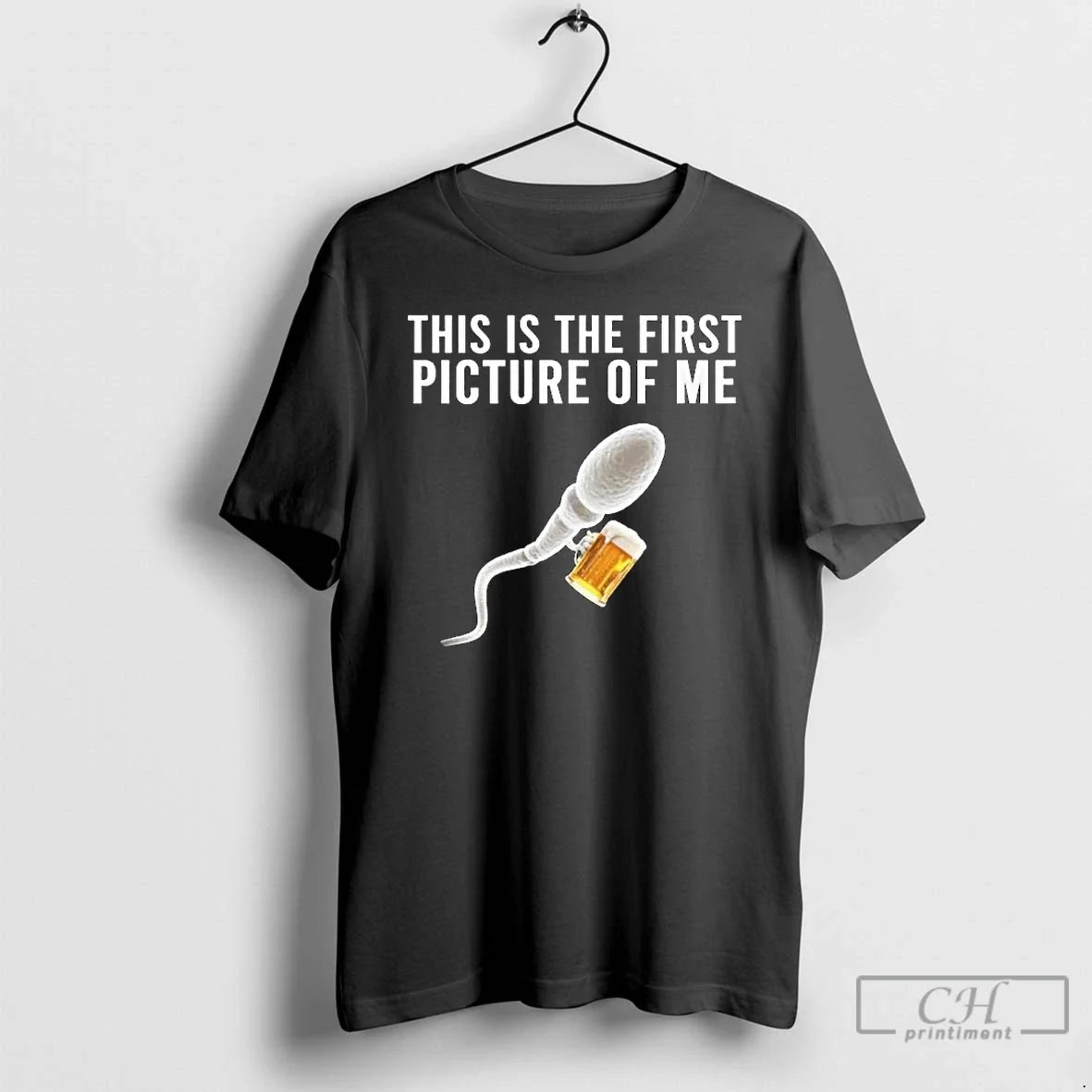 Premium Sperm Beer This Is The First Picture Of Me Long Sleve T Shirts