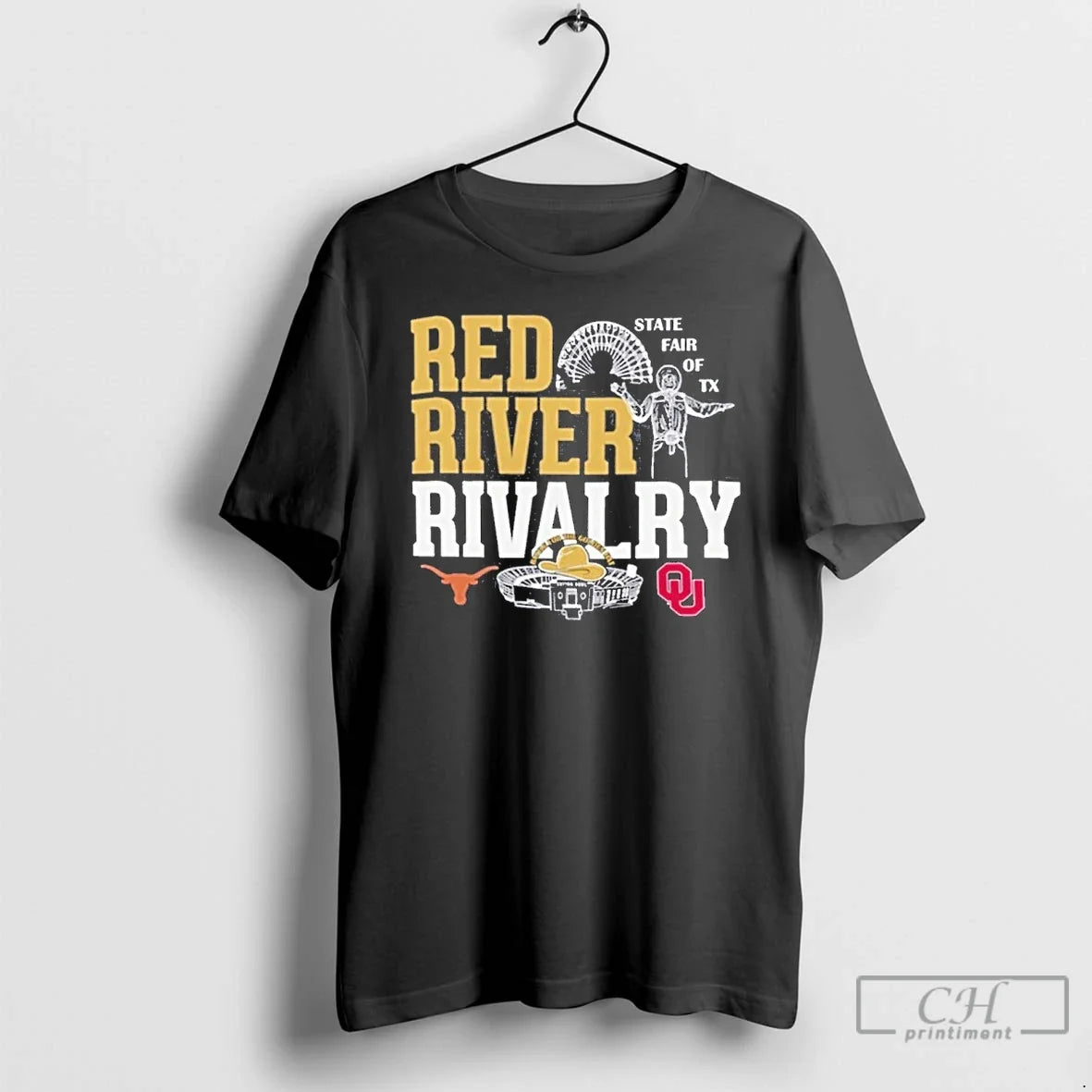 Premium State Fair Of Tx Longhorns Vs Ou 2025 Red River Rivalry T Shirts
