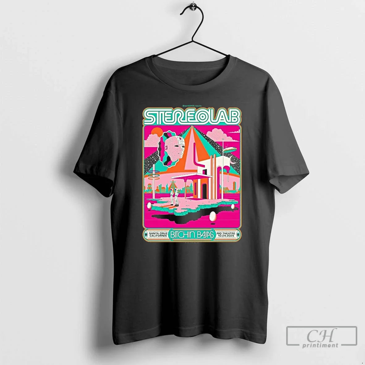 Premium Stereolab Rio Theatre Santa Cruz Ca Oct 24 2025 T Shirts