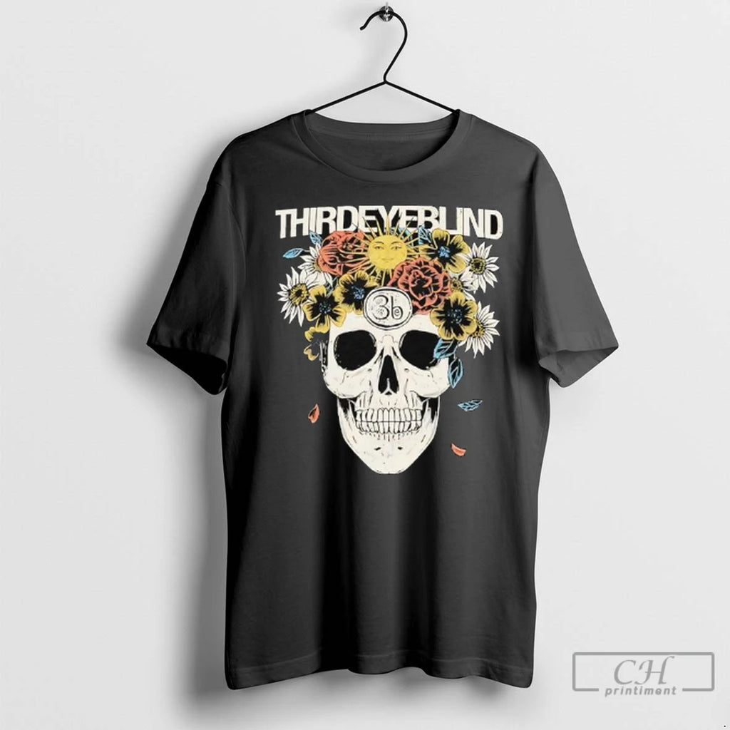 Premium Third Rock Eye Band Blind Skull Graphic Ladies