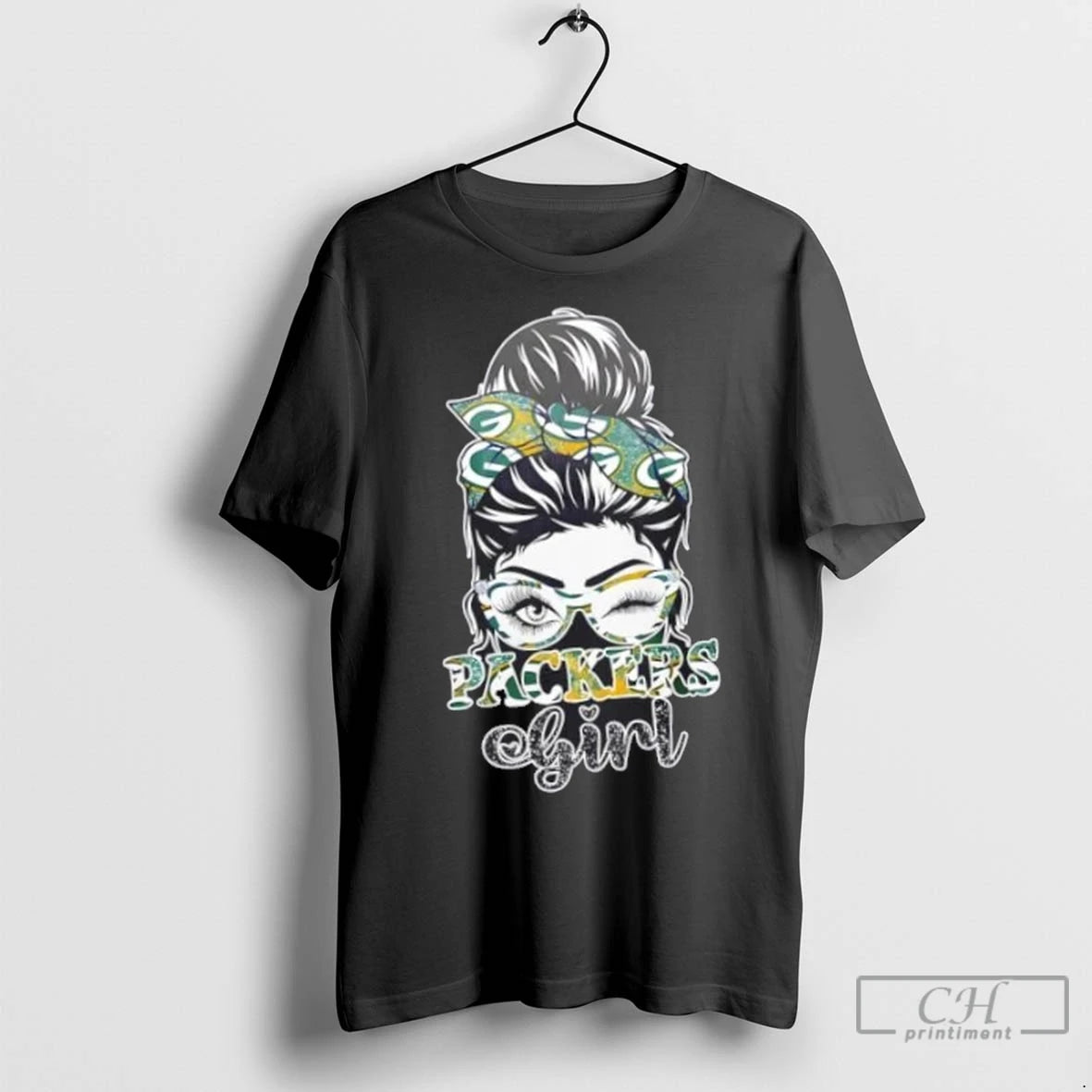Premium This Girl Loves Her Green Bay Packers Diamond Heart 2 Sided
