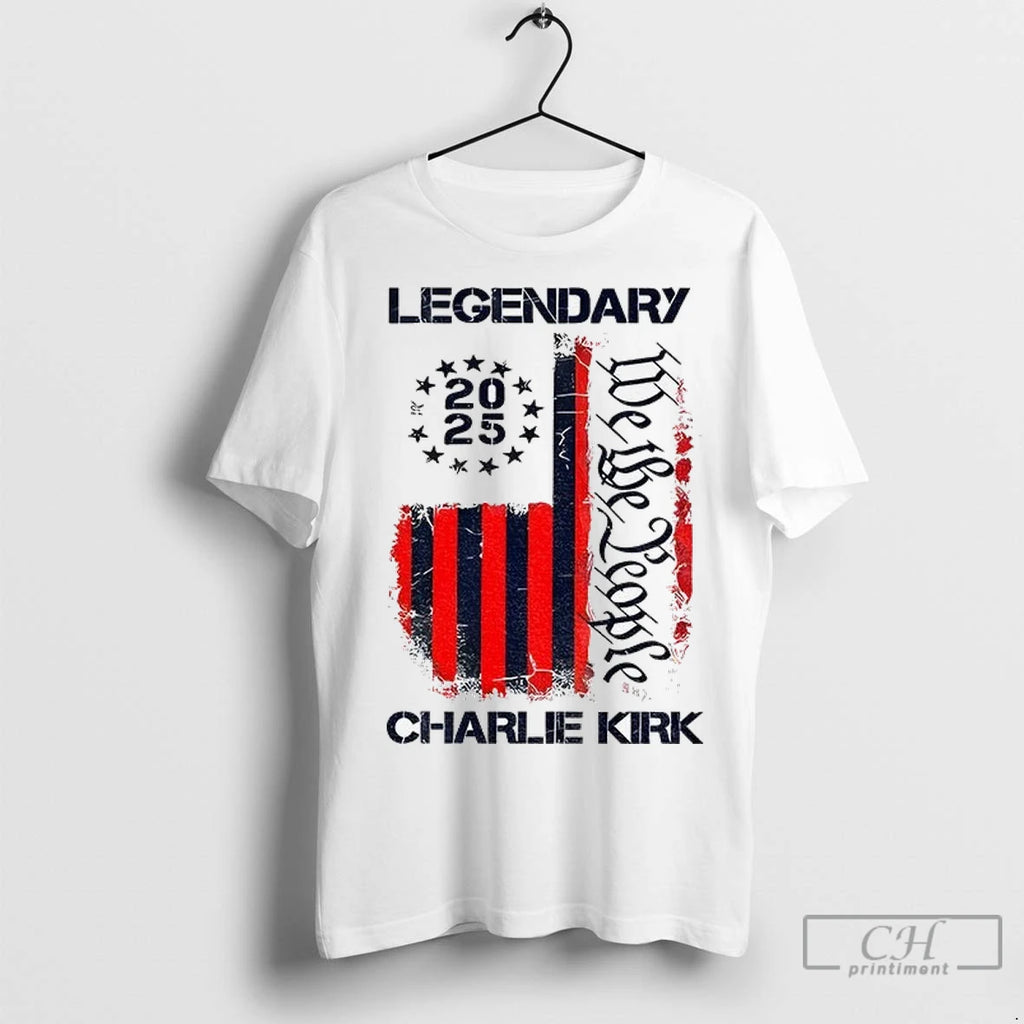 Premium We The People Freedom Charlie Kirk Rest In Peace American Flag