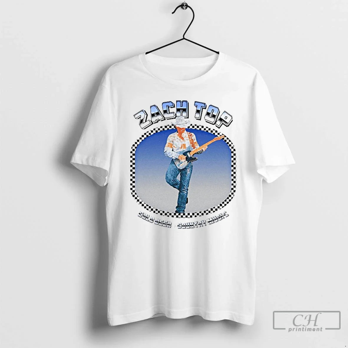 Premium Zach Top Cold Beer Country Music Lean Back Guitar T Shirts