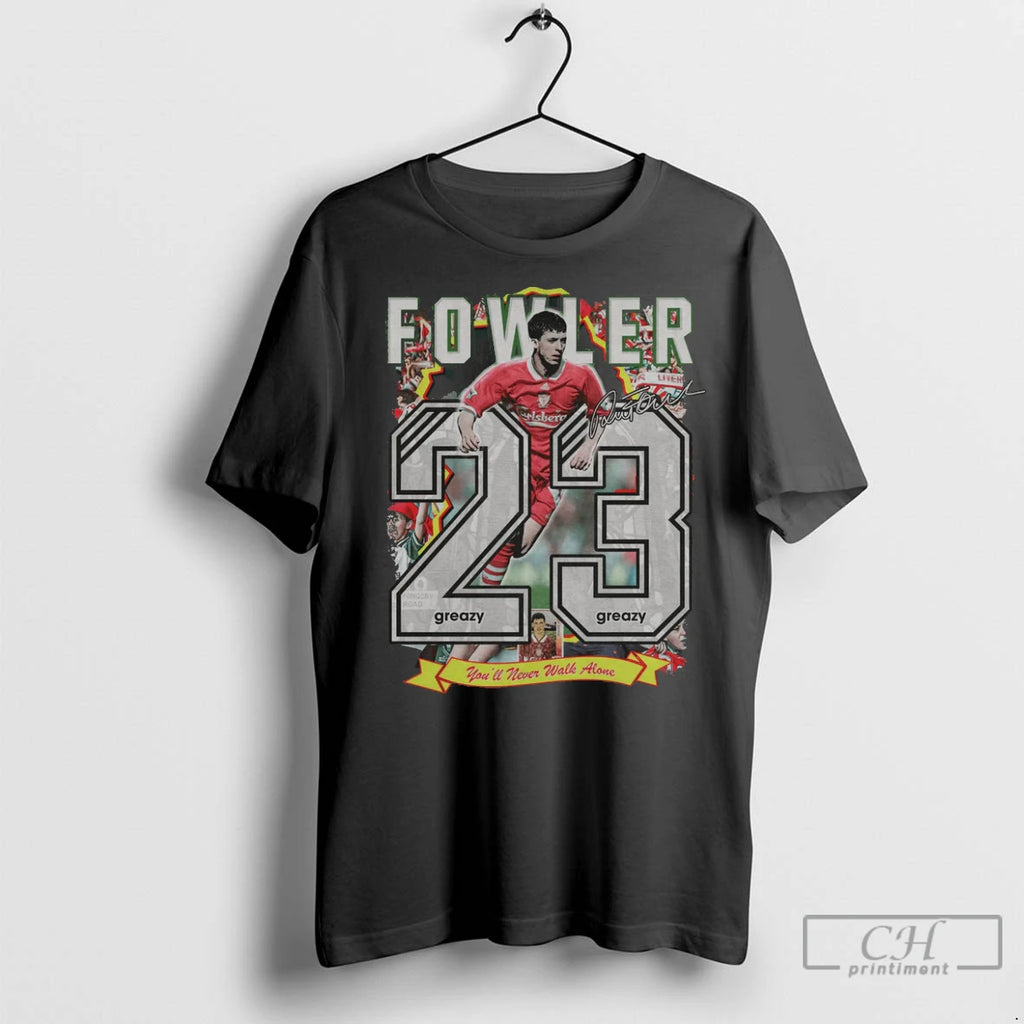 Premium Robbie Fowler Liverpool Fc Tee