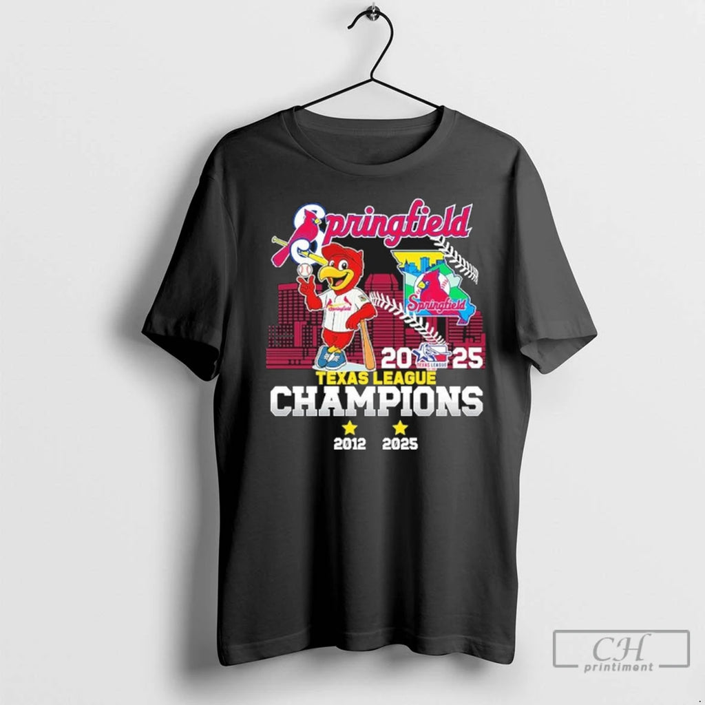 Springfield Cardinals Mascot 2025 Texas League Champions