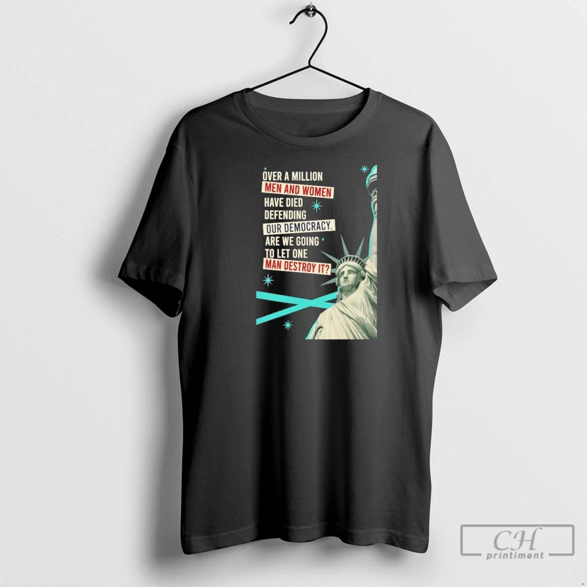 Statue Of Liberty Over A Million Men And Women