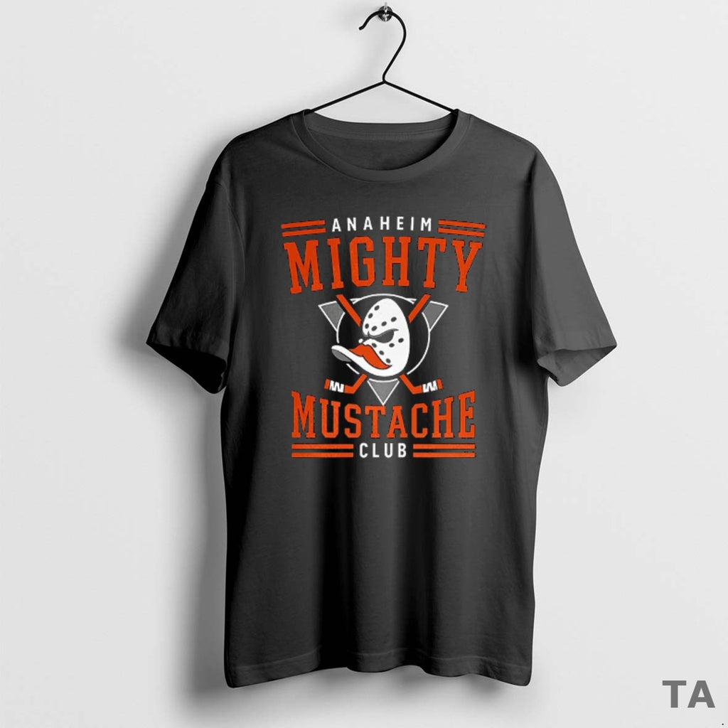 Top Anaheim Ducks Mighty Mustache Club T Shirt Sweater
