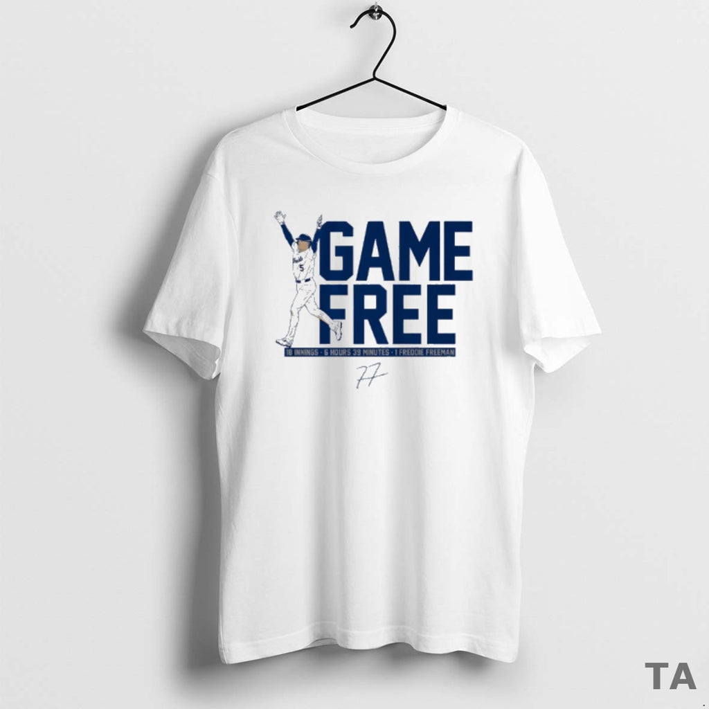 Top Freddie Freeman Los Angeles Dodgers Game Free T Shirt Sweater