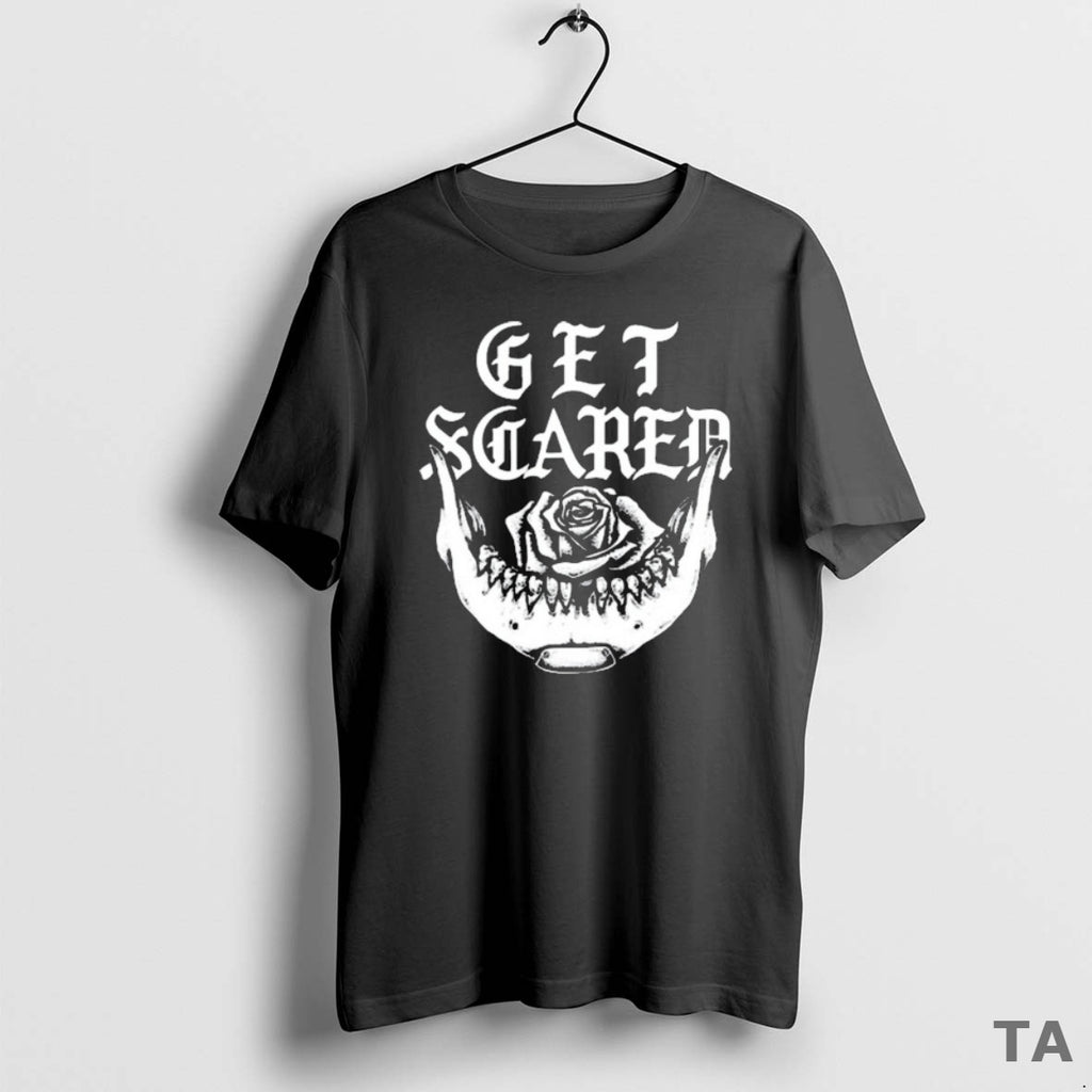 Top Get Scared Jawbone Graphic 2025 T Shirt Sweater