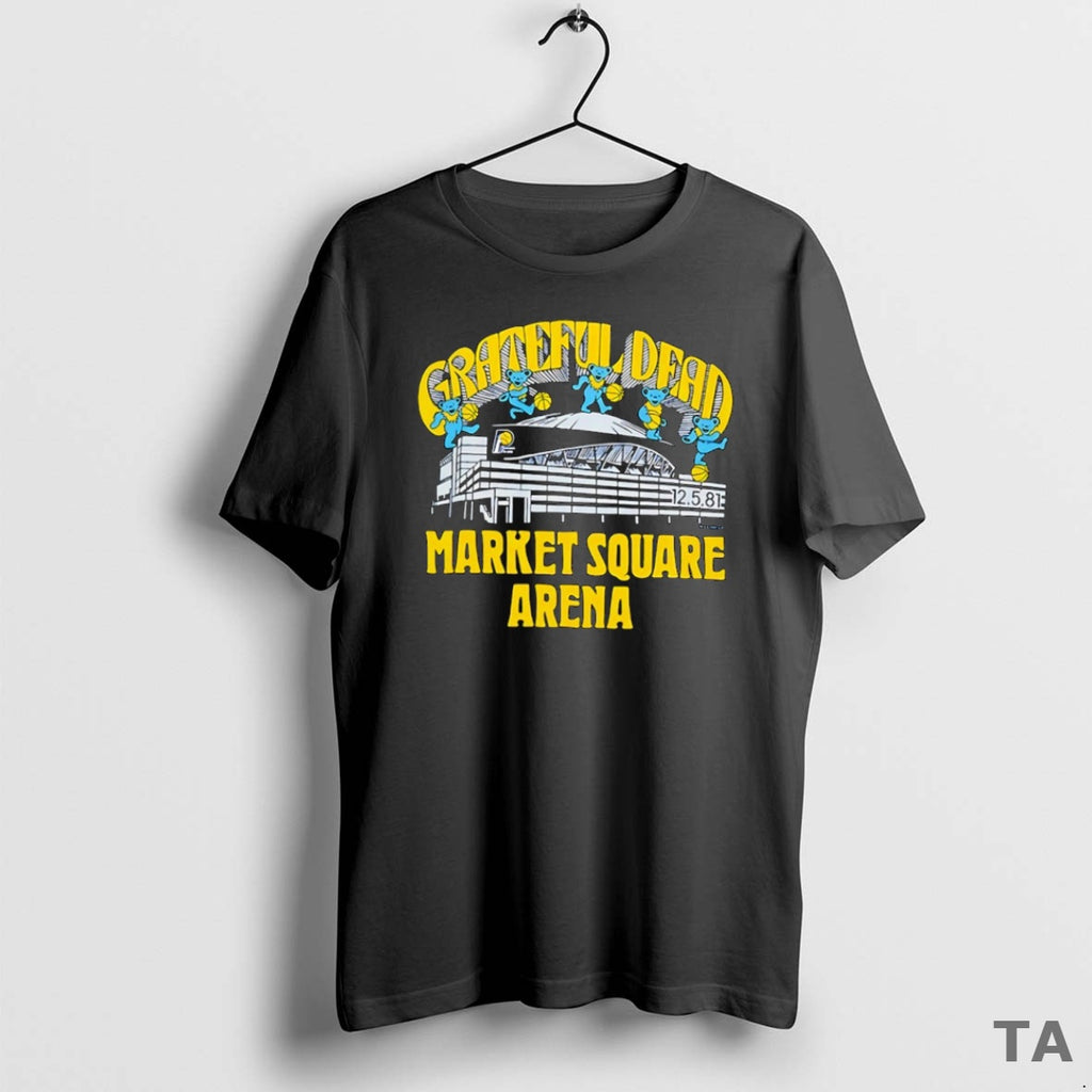 Top Grateful Dead Bears Indiana Pacers Nba Market Square Arena T Shirt Sweater
