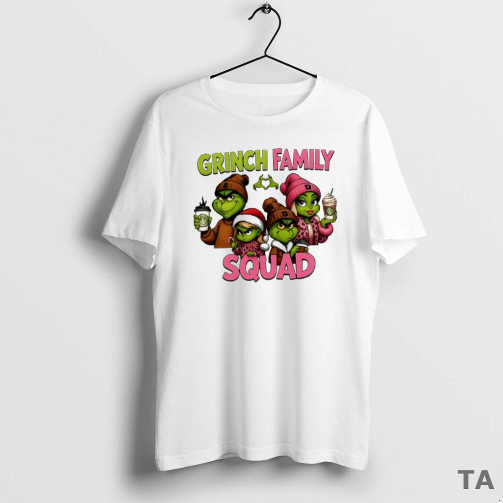 Top Grinch Family Squad Merry Christmas 2025 T Shirt Sweater
